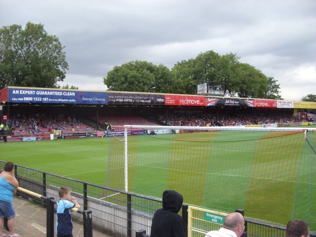 The Popular Stand During the Match